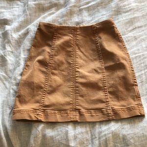 Free people modern femme denim mini